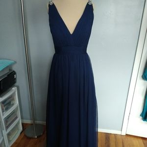Navy Blue Gown